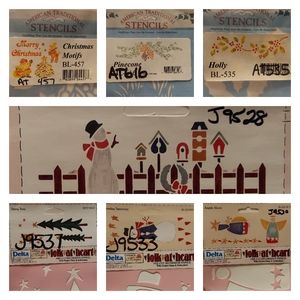 Christmas stencils